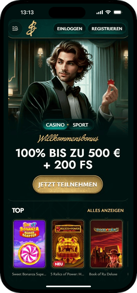 Cashed Casino Homepage